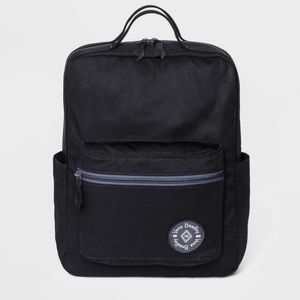 New Vera Bradley The 1982 Backpack Solid Black Grey Accent Quilted New With Tags